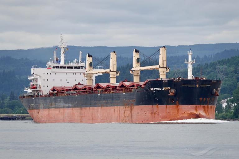 patmos john (Bulk Carrier) - IMO 9588536, MMSI 538007317, Call Sign V7IR3 under the flag of Marshall Islands