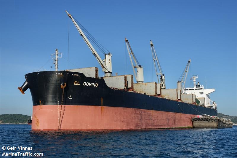 el comino (Bulk Carrier) - IMO 9624378, MMSI 538008143, Call Sign V7A2011 under the flag of Marshall Islands