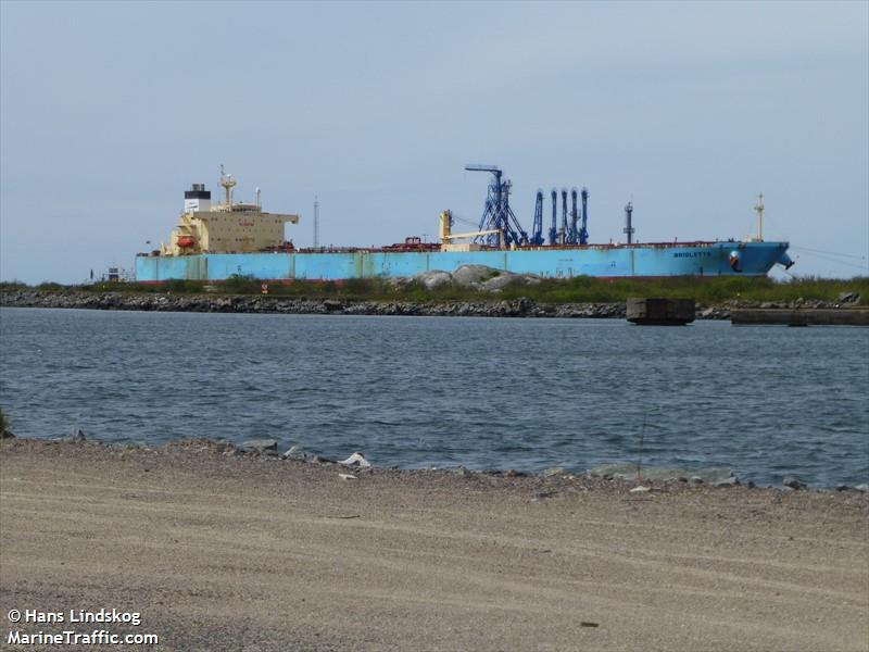 briolette (Crude Oil Tanker) - IMO 9524982, MMSI 538008775, Call Sign V7A2744 under the flag of Marshall Islands