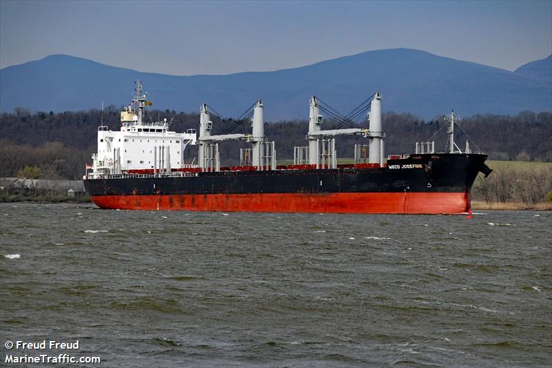 weco josefine (Bulk Carrier) - IMO 9779020, MMSI 565043500, Call Sign 9V5717 under the flag of Singapore