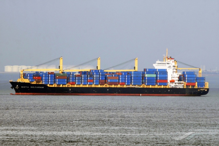 kota sejarah (Container Ship) - IMO 9681247, MMSI 565706000, Call Sign 9V2126 under the flag of Singapore