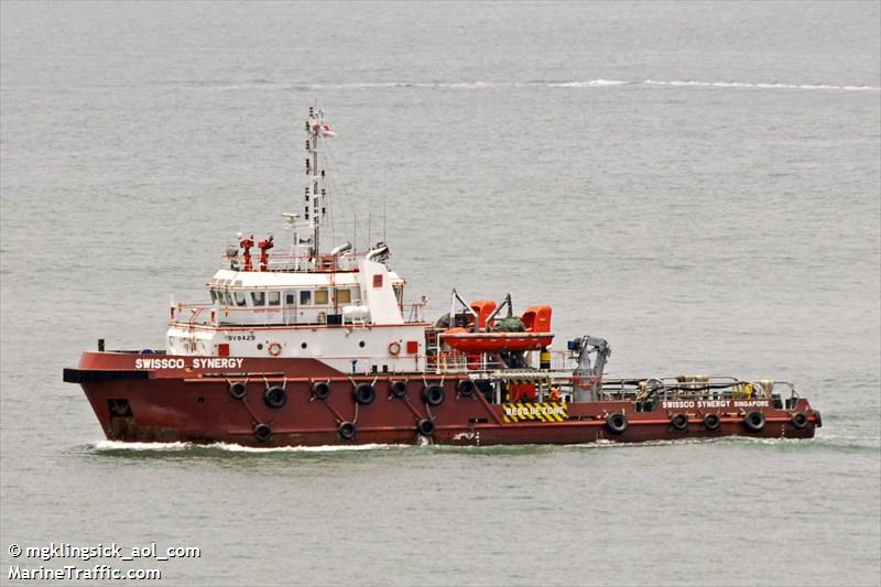 swissco synergy (Offshore Tug/Supply Ship) - IMO 9616474, MMSI 566078000, Call Sign 9V8429 under the flag of Singapore