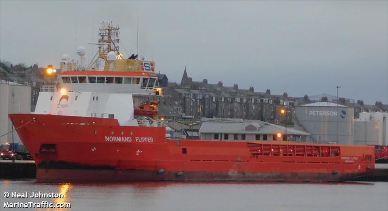 normand flipper (Offshore Tug/Supply Ship) - IMO 9263631, MMSI 566522000, Call Sign 9V6929 under the flag of Singapore