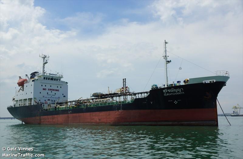 suratchanya (Oil Products Tanker) - IMO 9066930, MMSI 567059800, Call Sign HSB4571 under the flag of Thailand