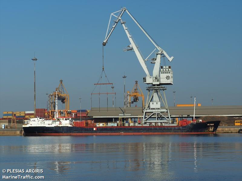 altius (General Cargo Ship) - IMO 8511938, MMSI 577249000, Call Sign YJTU4 under the flag of Vanuatu