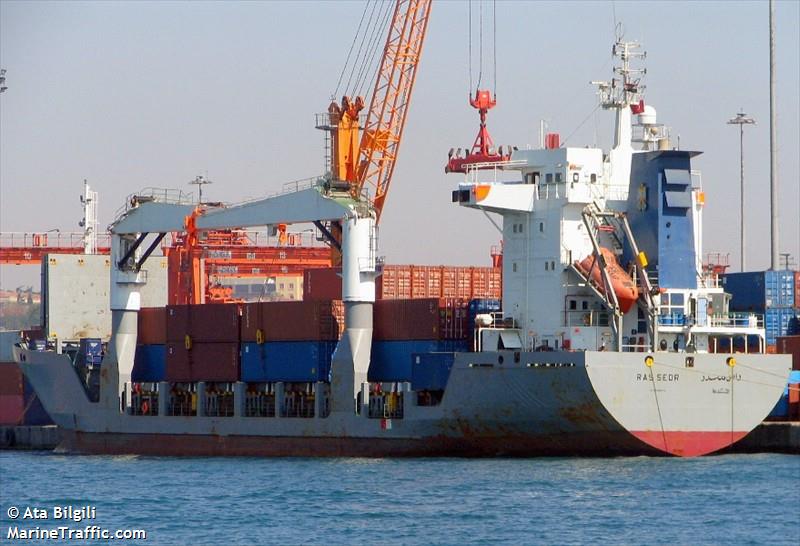 ras sedr (General Cargo Ship) - IMO 9055163, MMSI 622120446, Call Sign SSMP under the flag of Egypt