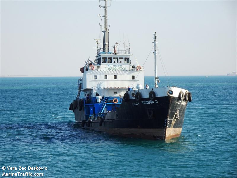 taawon 11 (Crude Oil Tanker) - IMO 8112201, MMSI 622121221, Call Sign SUCH under the flag of Egypt