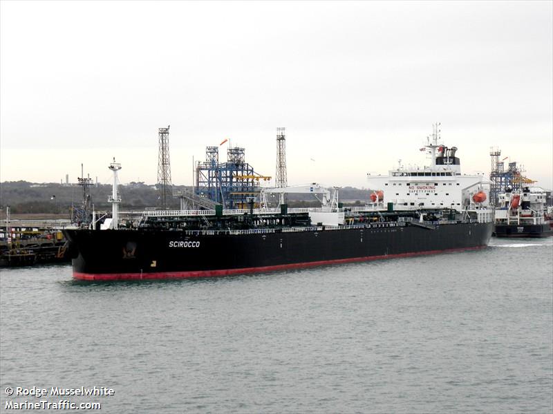 scirocco (Crude Oil Tanker) - IMO 9407835, MMSI 636014043, Call Sign A8QZ6 under the flag of Liberia
