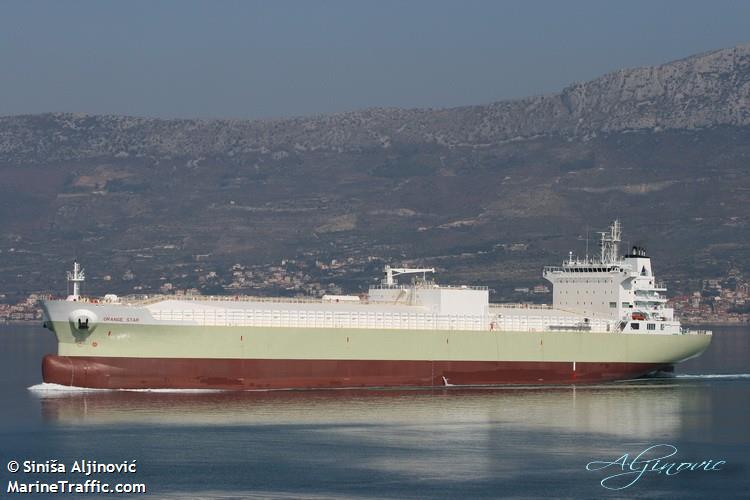 orange star (Fruit Juice Tanker) - IMO 9564384, MMSI 636014800, Call Sign A8WP6 under the flag of Liberia