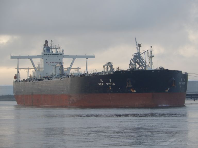 new vista (Crude Oil Tanker) - IMO 9458614, MMSI 636014990, Call Sign A8XW9 under the flag of Liberia