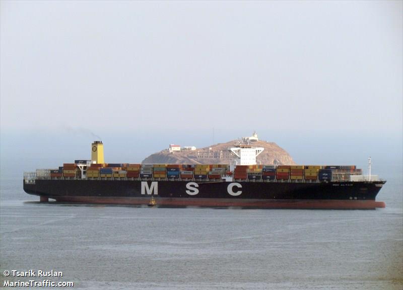 msc altair (Container Ship) - IMO 9465277, MMSI 636015604, Call Sign A8YN2 under the flag of Liberia