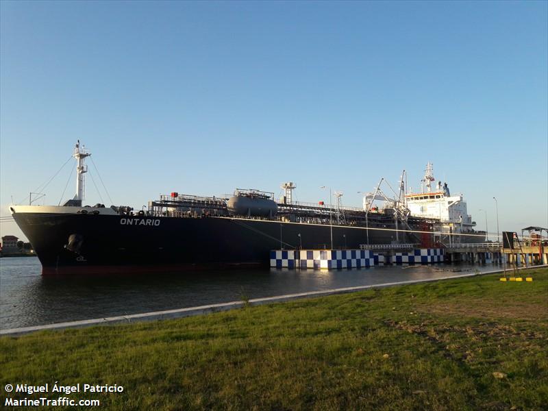 ontario (LPG Tanker) - IMO 9744831, MMSI 636017142, Call Sign D5JM7 under the flag of Liberia