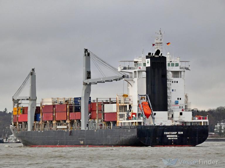 contship gin (Container Ship) - IMO 9517434, MMSI 636019163, Call Sign D5TF9 under the flag of Liberia