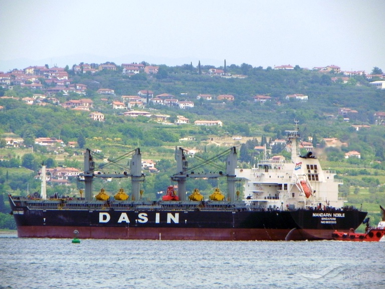 mandarin noble (Bulk Carrier) - IMO 9533323, MMSI 636019624, Call Sign D5VJ3 under the flag of Liberia