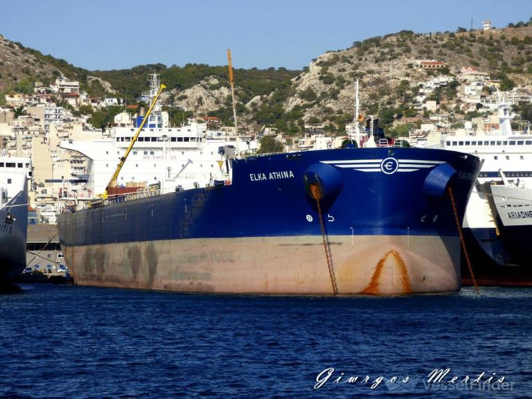 elka athina (Chemical/Oil Products Tanker) - IMO 9249116, MMSI 636019833, Call Sign D5WJ5 under the flag of Liberia