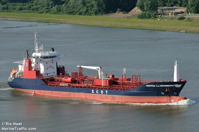 rhl nuernberg (Chemical/Oil Products Tanker) - IMO 9365257, MMSI 636092495, Call Sign D5DZ6 under the flag of Liberia