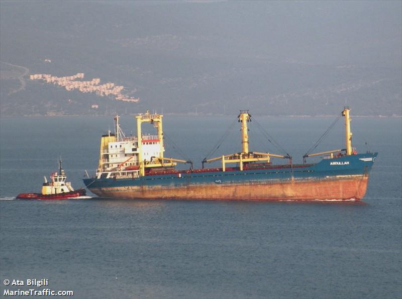 abdullah (Livestock Carrier) - IMO 7819876, MMSI 677026300, Call Sign 5IM363 under the flag of Tanzania