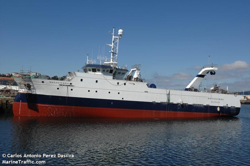 monteferro (Fishing Vessel) - IMO 9802700, MMSI 740402000, Call Sign ZDLM3 under the flag of Falkland Islands