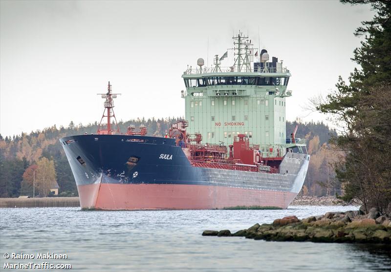 suula (Chemical/Oil Products Tanker) - IMO 9267560, MMSI 259027440, Call Sign LAUY8 under the flag of Norway