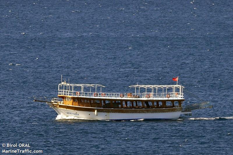 deniz kusu k (Passenger ship) - IMO , MMSI 271043653, Call Sign TCNK8 under the flag of Turkey