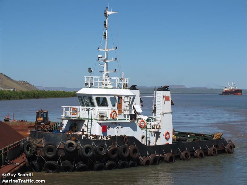 p.reliance (Tug) - IMO 9621730, MMSI 503020570, Call Sign VJN4799 under the flag of Australia