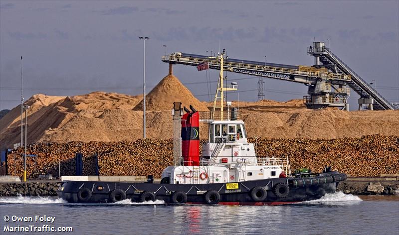 cape grant (Tug) - IMO 9030668, MMSI 503781000, Call Sign VJN4321 under the flag of Australia