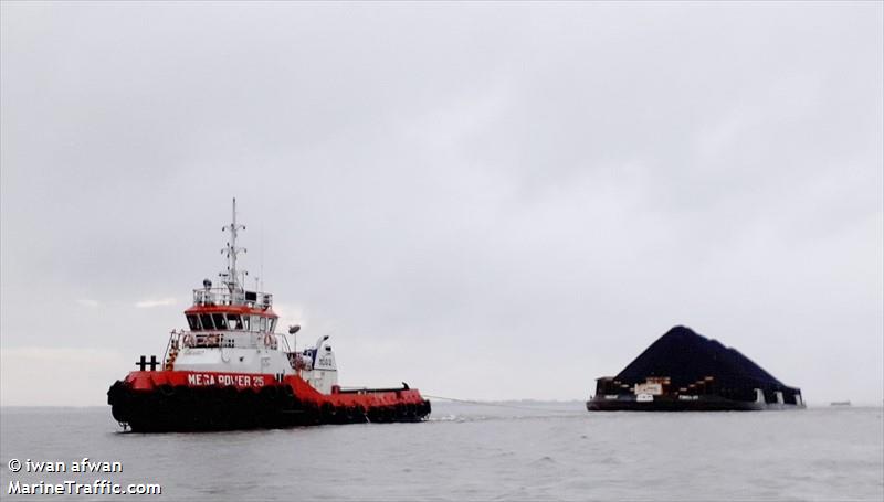 tb mega power 25 (Towing vessel (tow>200)) - IMO , MMSI 525022139, Call Sign YDB6070 under the flag of Indonesia