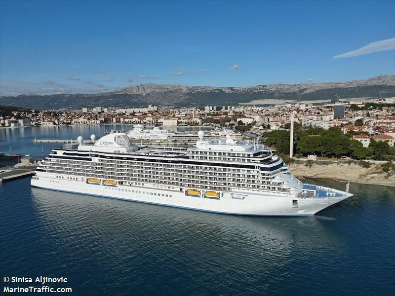 seven seas grandeur (Passenger (Cruise) Ship) - IMO 9877444, MMSI 538010706, Call Sign V7A7294 under the flag of Marshall Islands