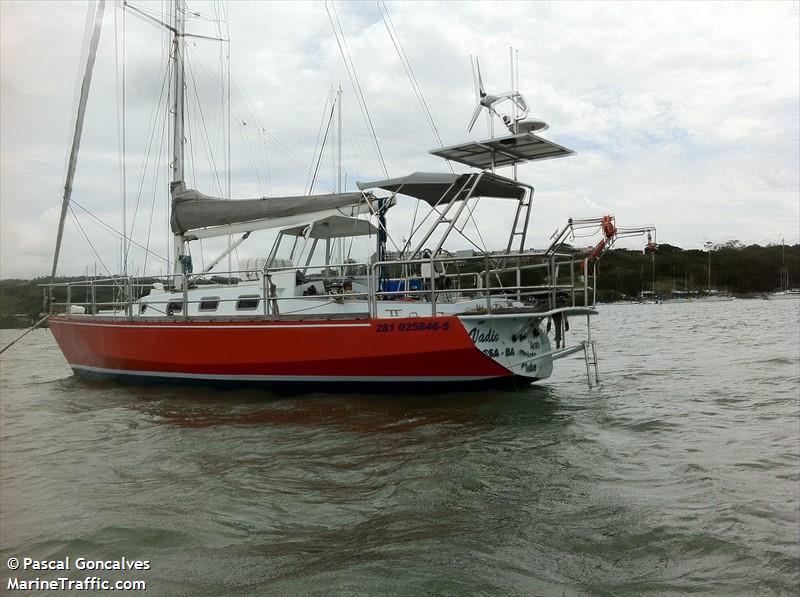 vadio i (Sailing vessel) - IMO , MMSI 710000177, Call Sign PQ 4021 under the flag of Brazil