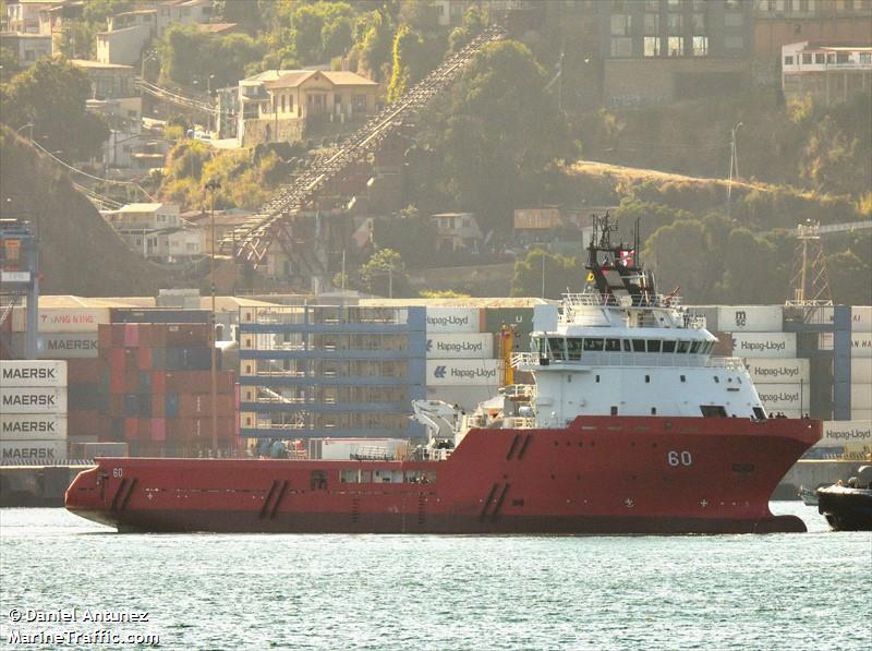 atf 60 lientur (Offshore Tug/Supply Ship) - IMO , MMSI 725005040, Call Sign CCLU under the flag of Chile