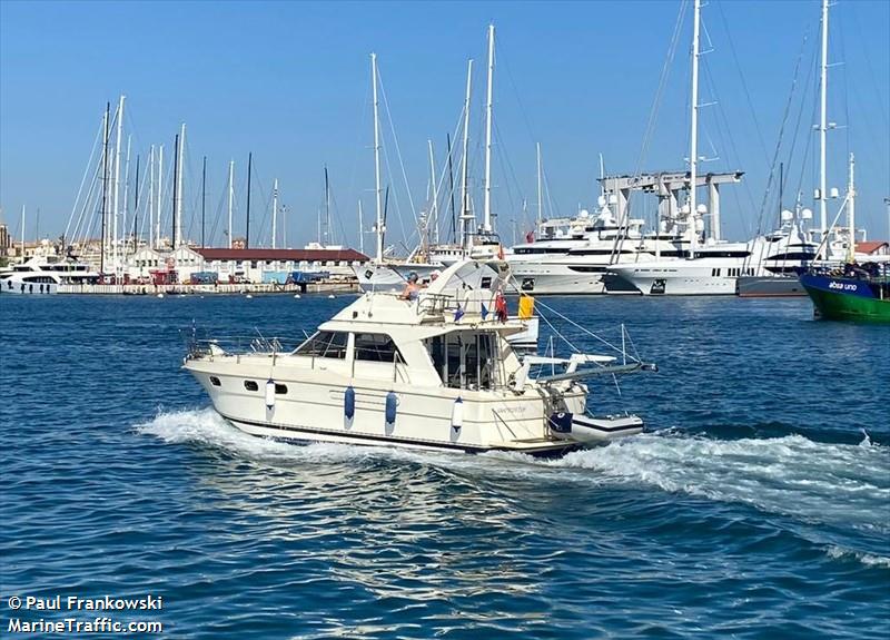 swordfish (Pleasure craft) - IMO , MMSI 232051510, Call Sign MOLX3 under the flag of United Kingdom (UK)