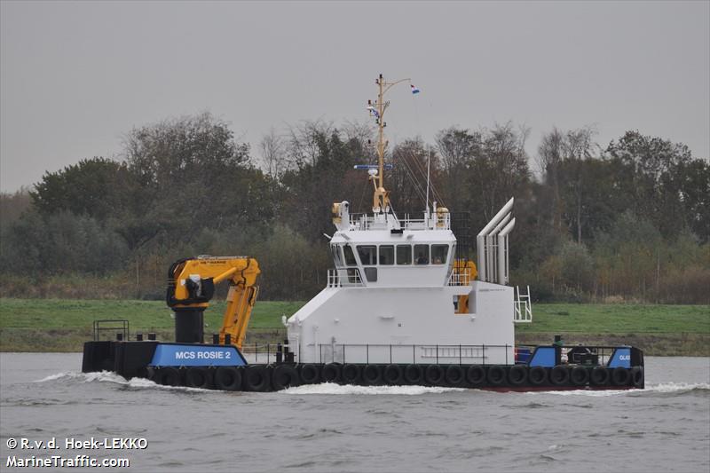 mcs rosie 2 (Utility Vessel) - IMO 9909558, MMSI 232052052, Call Sign MOOK5 under the flag of United Kingdom (UK)