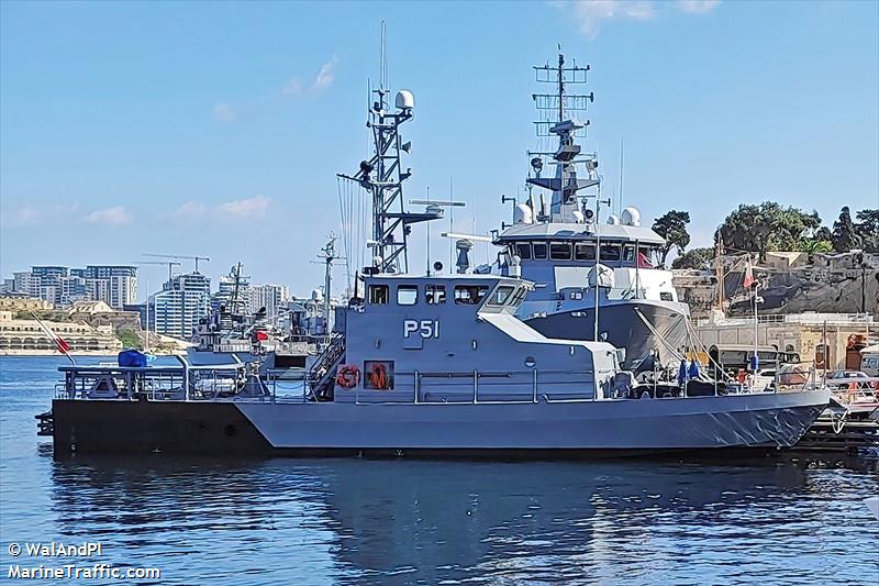 p51 (Law enforcment) - IMO , MMSI 249000140, Call Sign 9H7520 under the flag of Malta