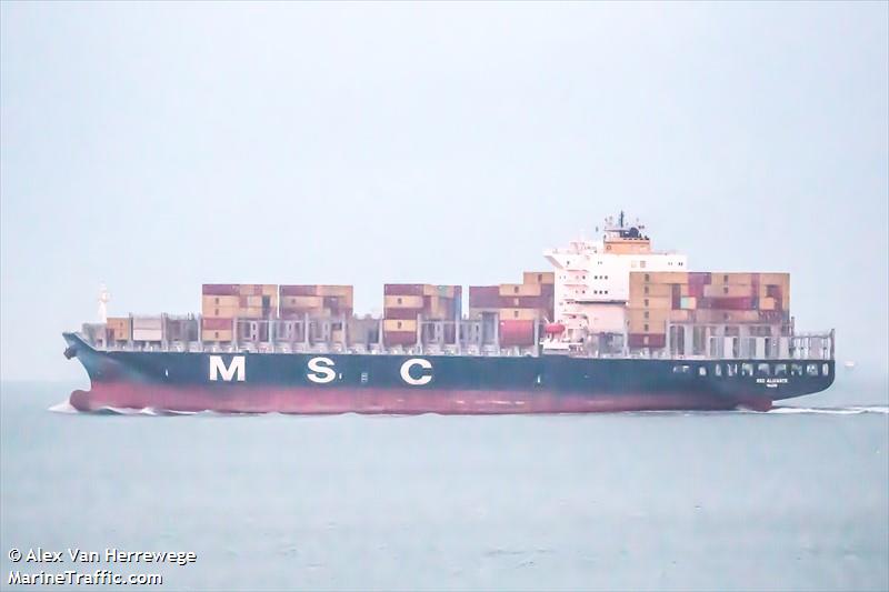 msc alicante (Container Ship) - IMO 9480174, MMSI 256567000, Call Sign 9HA5884 under the flag of Malta