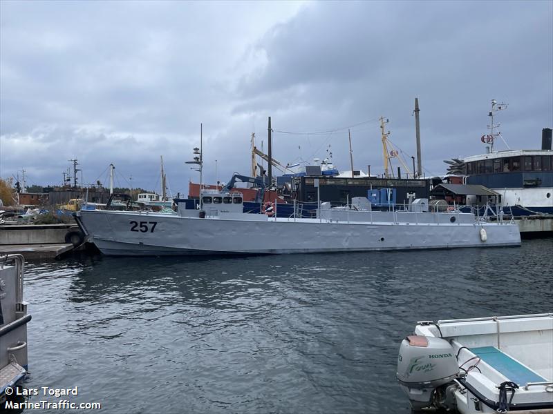 257 (Pleasure craft) - IMO , MMSI 265057470, Call Sign SFE3590 under the flag of Sweden