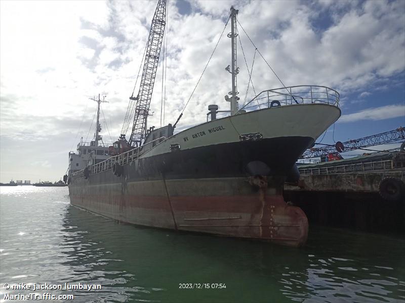 mv anton miguel (Cargo ship) - IMO , MMSI 288651950, Call Sign DUH3511 under the flag of Unknown