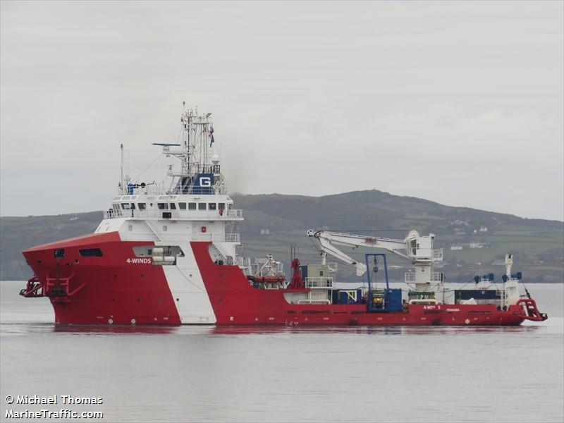 4-winds (Offshore Support Vessel) - IMO 9601522, MMSI 352003223, Call Sign 3E6084 under the flag of Panama