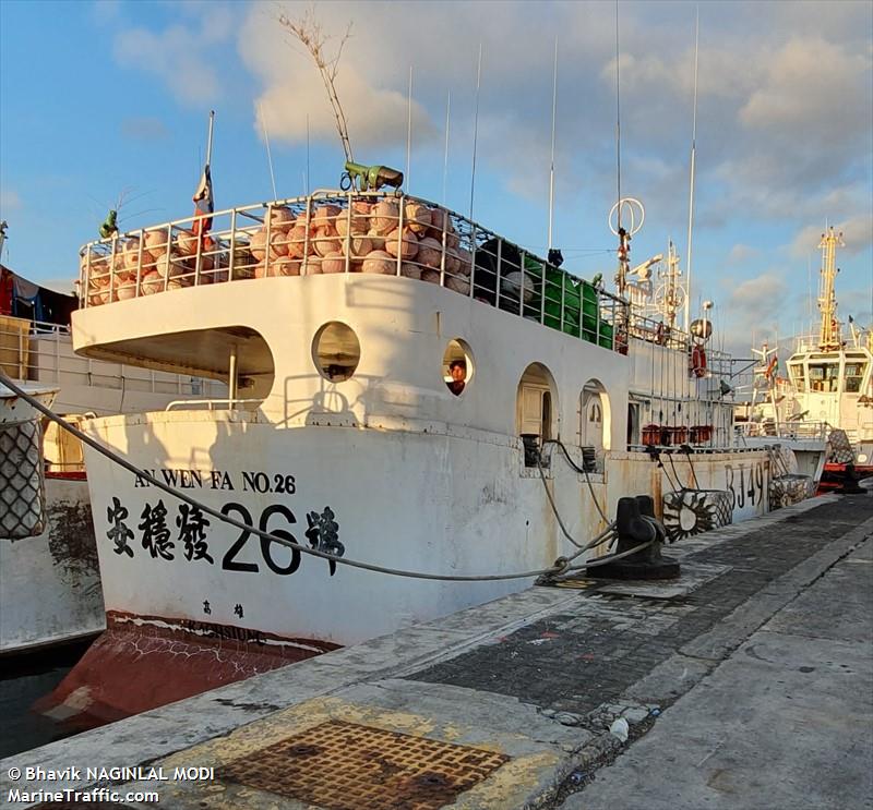 an wen fa no.26 (Fishing vessel) - IMO , MMSI 416003192, Call Sign BJ4978 under the flag of Taiwan