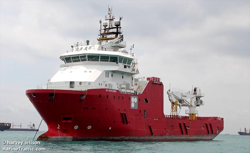 go explorer (Well Stimulation Vessel) - IMO 9545479, MMSI 538005002, Call Sign V7AI5 under the flag of Marshall Islands