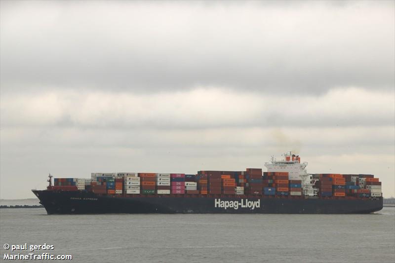 osaka express (Container Ship) - IMO 9320697, MMSI 636093178, Call Sign 5LLI9 under the flag of Liberia