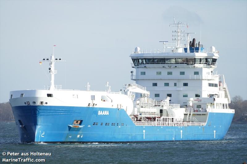 saana (Chemical/Oil Products Tanker) - IMO 9739836, MMSI 230706000, Call Sign OJUN under the flag of Finland