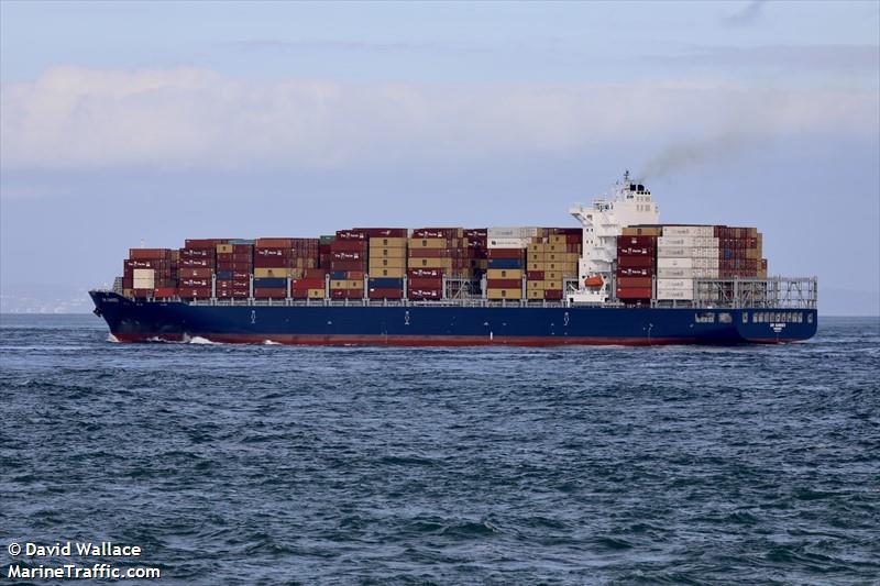 zim ganges (Container Ship) - IMO 9954163, MMSI 255994000, Call Sign CRZJ under the flag of Madeira