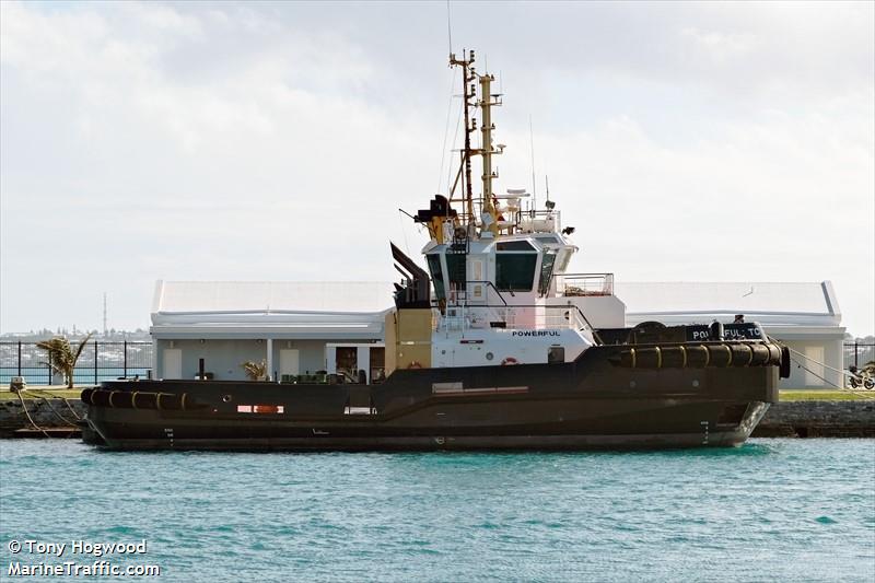 powerful (Tug) - IMO 9844394, MMSI 310796000, Call Sign ZCEZ4 under the flag of Bermuda