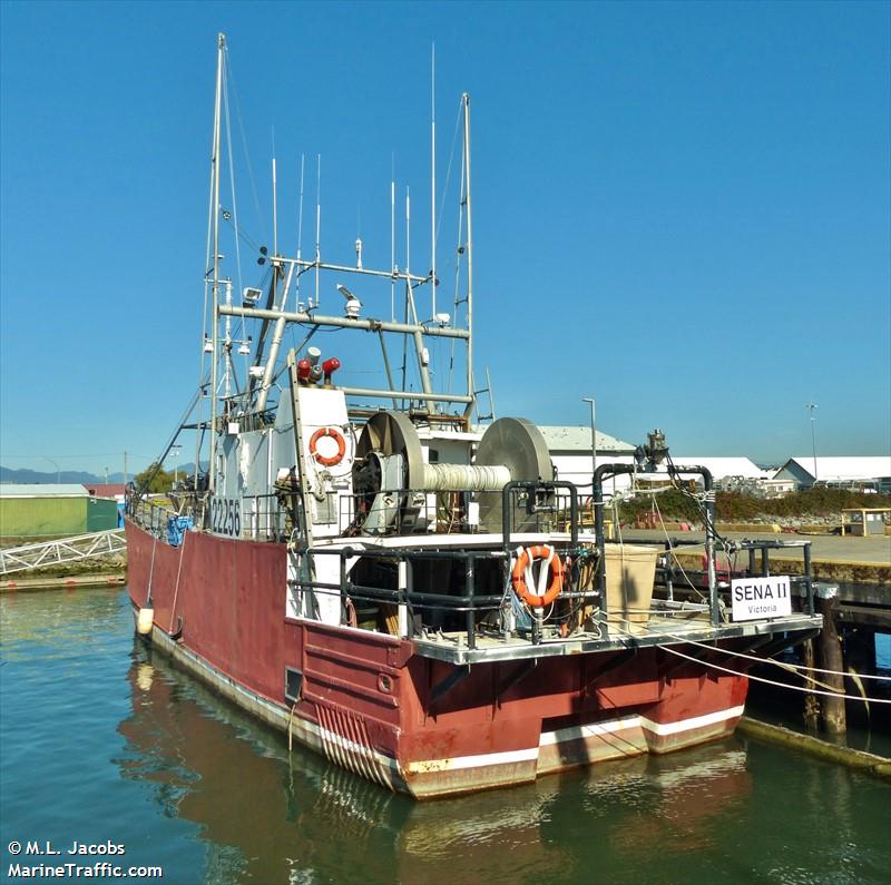 sena 2 (Fishing vessel) - IMO , MMSI 316001125, Call Sign CFG7275 under the flag of Canada