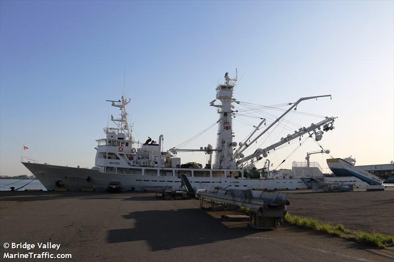 wakabamaru no.6 (Fishing vessel) - IMO , MMSI 431100030, Call Sign JFRJ under the flag of Japan