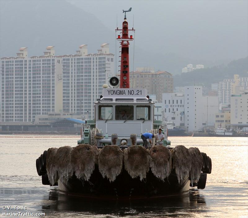 21yongma (Tug) - IMO , MMSI 440127630 under the flag of Korea