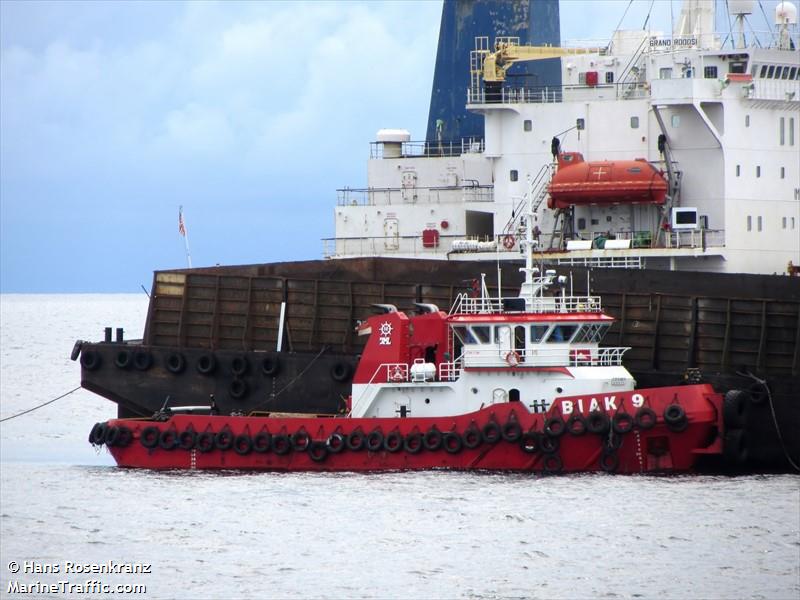 tb biak 9 (Tug) - IMO , MMSI 525024003, Call Sign YDA8801 under the flag of Indonesia