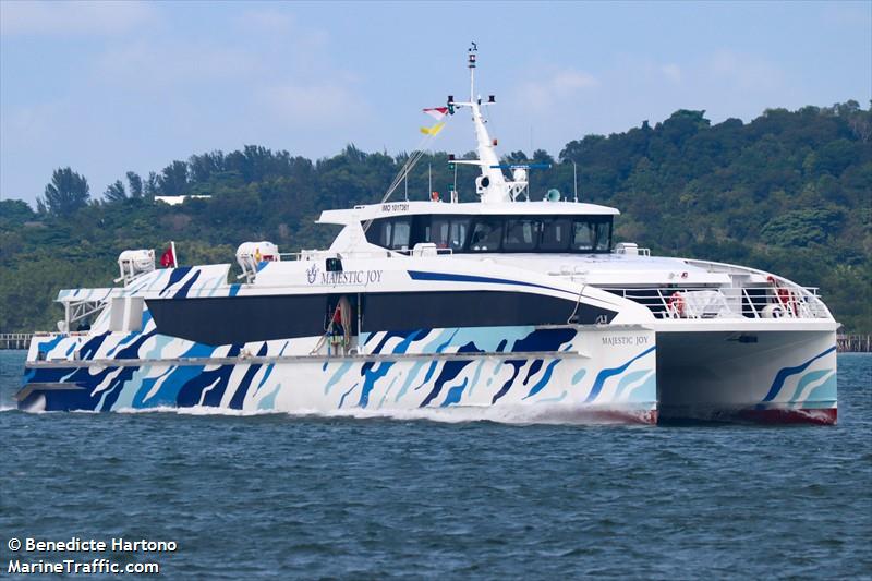 majestic joy (Passenger Ship) - IMO 1017361, MMSI 563209800, Call Sign 9V8988 under the flag of Singapore