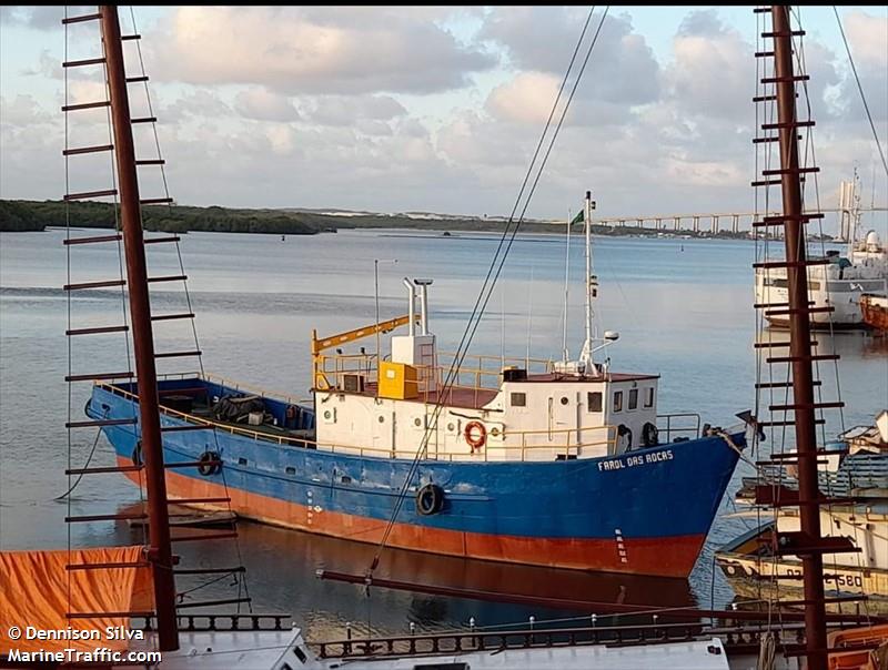 farol das r0cas (Cargo ship) - IMO , MMSI 710002958, Call Sign PP6202 under the flag of Brazil