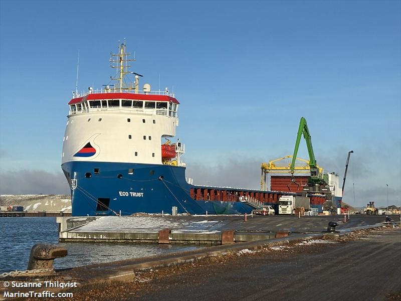 eco trust (General Cargo Ship) - IMO 9933925, MMSI 255915599, Call Sign CQ2057 under the flag of Madeira